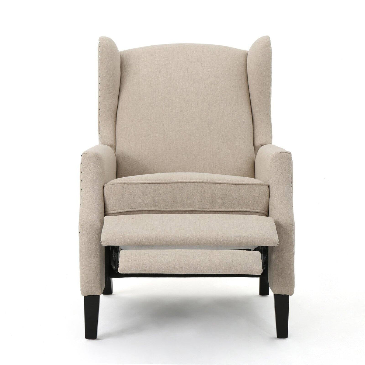 Traditional Wingback Fabric Recliner Chair Z360672