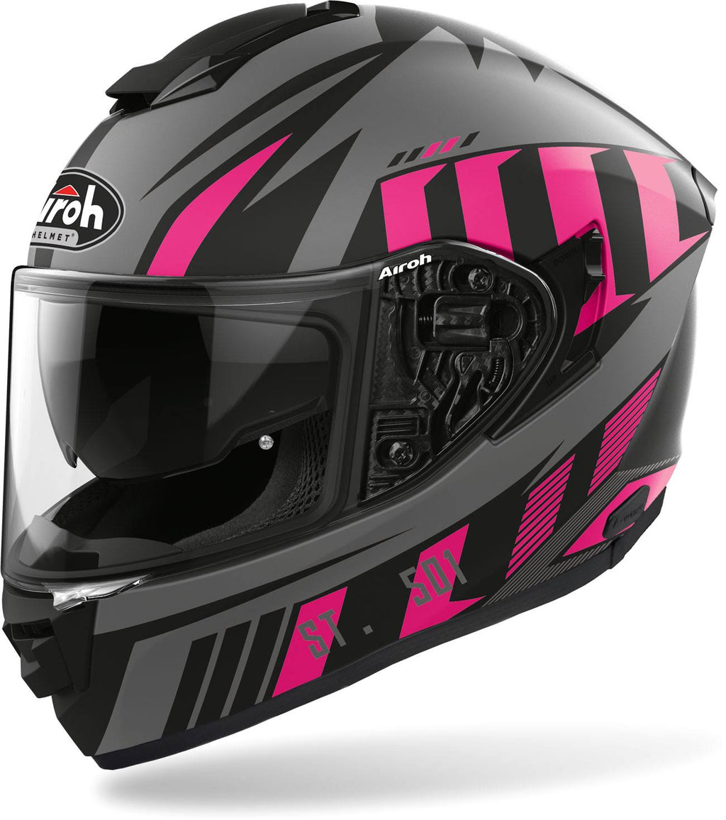 Pink Matt Helmet Size M Q8189