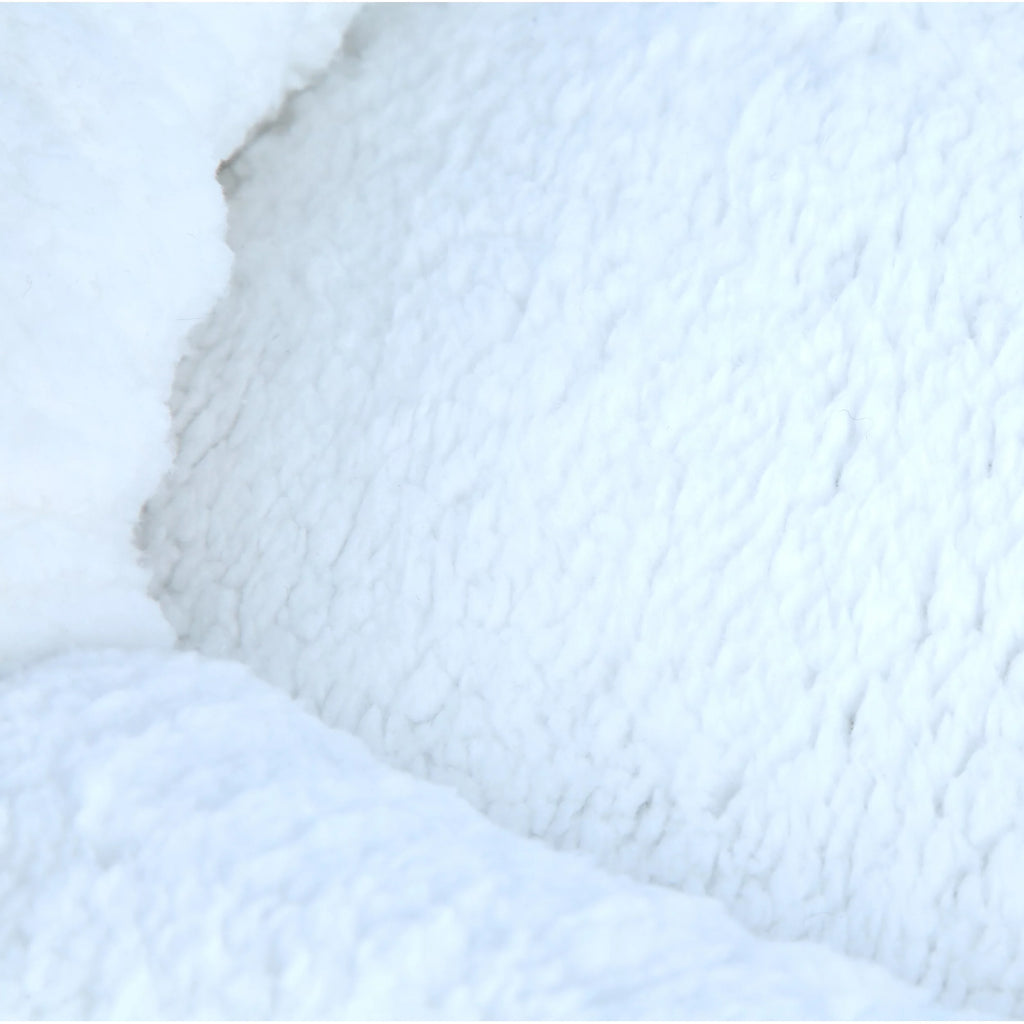 Ultra-Soft Fleece Dog & Cat Bed, Small, Brown W84794