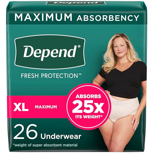 Large Blush Disposable Incontinence Underwear 72 Count L9502