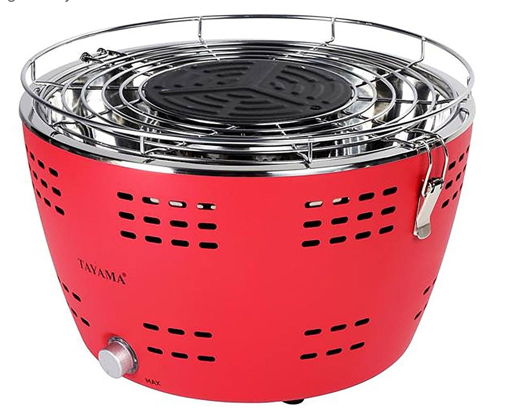 Red Portable Charcoal Grill W46695