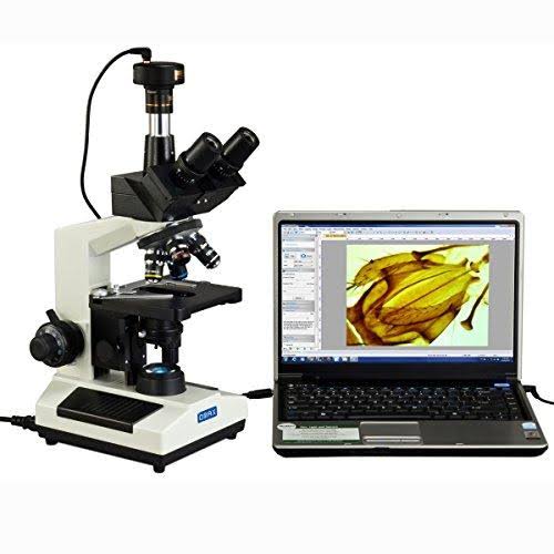 40X-2000X Trinocular Compound LED Microscope with 5MP Digital Camera E611195