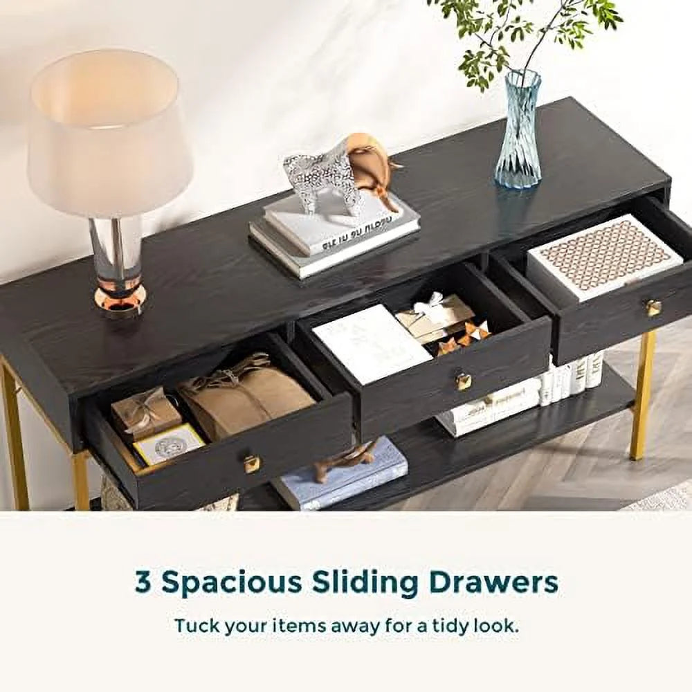 Console Table with Drawers and Shelves Z604