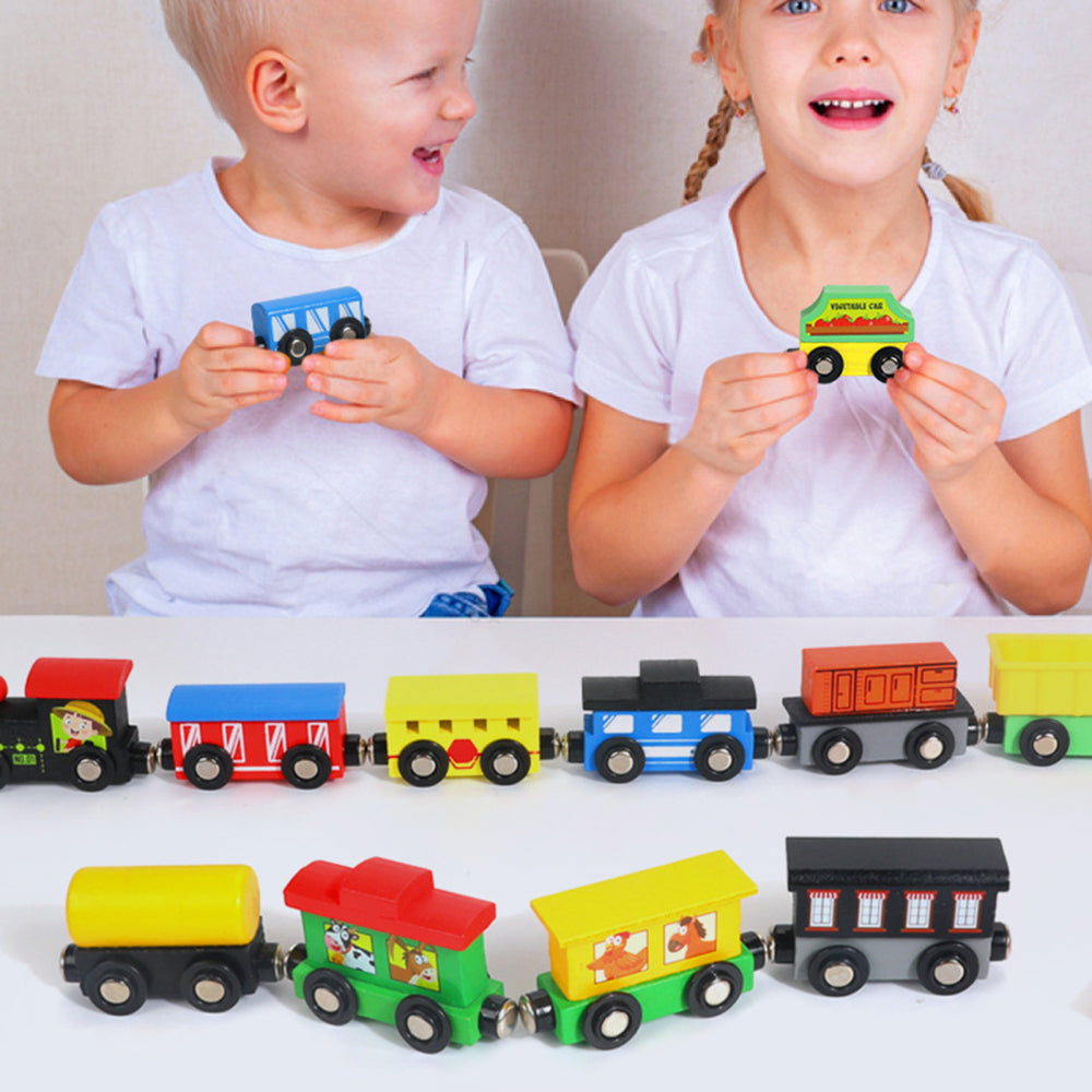 Wooden Train Toys Assembling Blocks Toy G87572