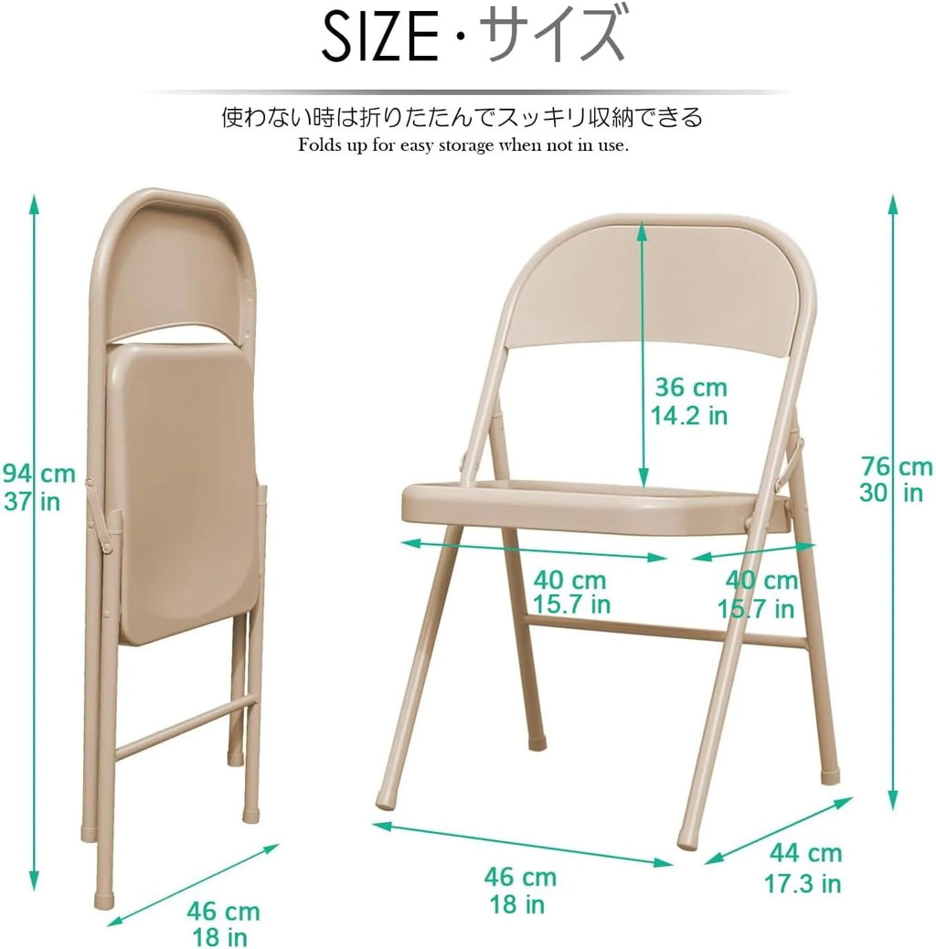 Light Gray 2-Pack Vinyl-Padded Folding Chair K88202