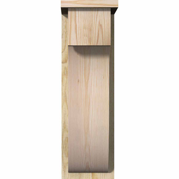 Douglas Fir Corbel with Backplate X228