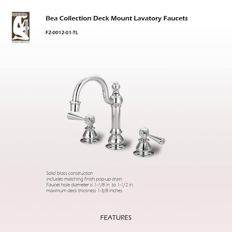 Adjustable Widespread 2-Handle High Arc Lavatory Faucet in Chrome P720137