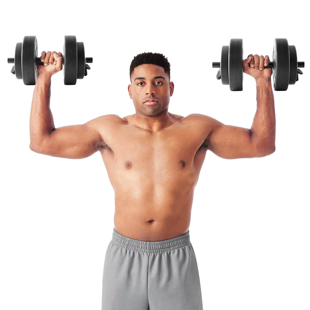40lb Adjustable Vinyl Dumbbell Set C3494