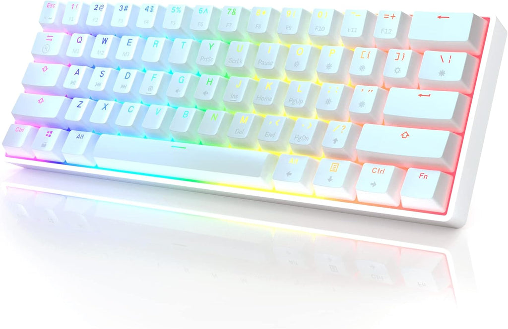 61 Keys Multi Color RGB Backlit Wired Mechanical Keyboard M589409