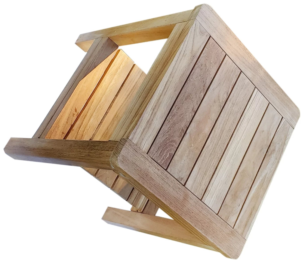 Teak Wood Shower Seat Outdoor Bench N324