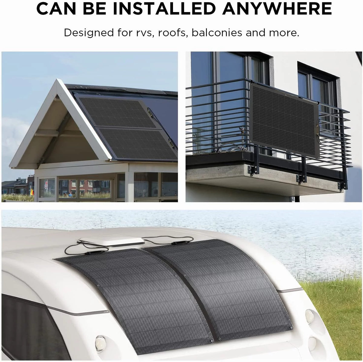 100W Flexible Solar Panel IP68 Waterproof T654632