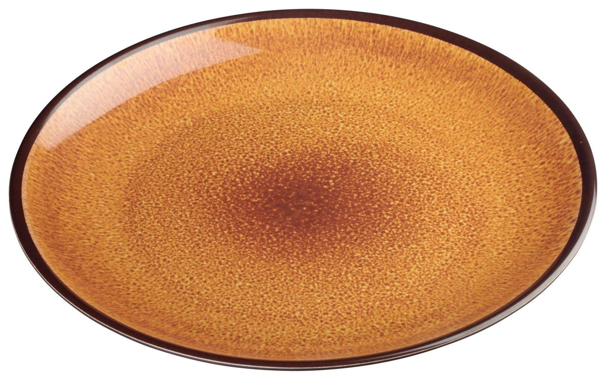 Tan Melamine Round Plate 11in. G232488