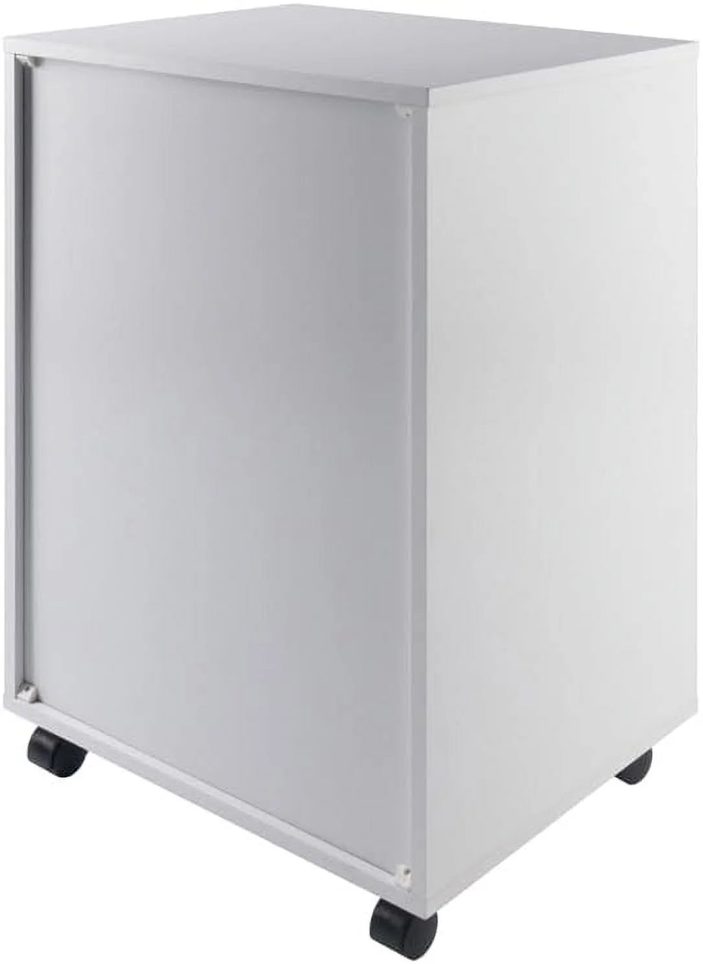 White 5 Drawer Wood File Cabinet F613370