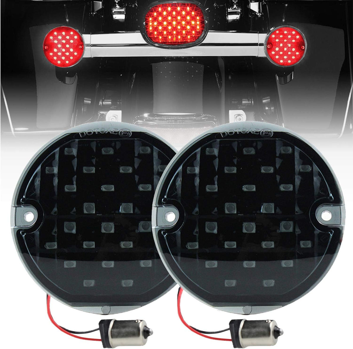 3 1/4" Amber LED Turn Signal Kit Pack of 2 K637499