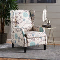 Traditional Wingback Fabric Recliner Chair Z360672