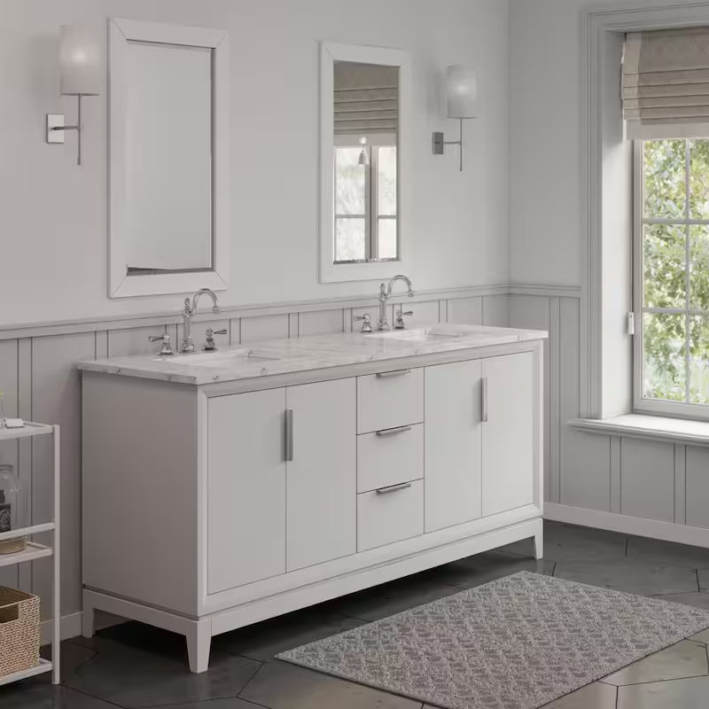 Adjustable Widespread 2-Handle High Arc Lavatory Faucet in Chrome P720137