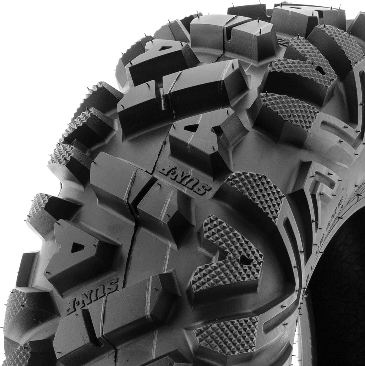 Set of 4 All-Terrain Tire Bundle 24x8-12 Front & 25x11-10 Rear 6 PR Tubeless K379829