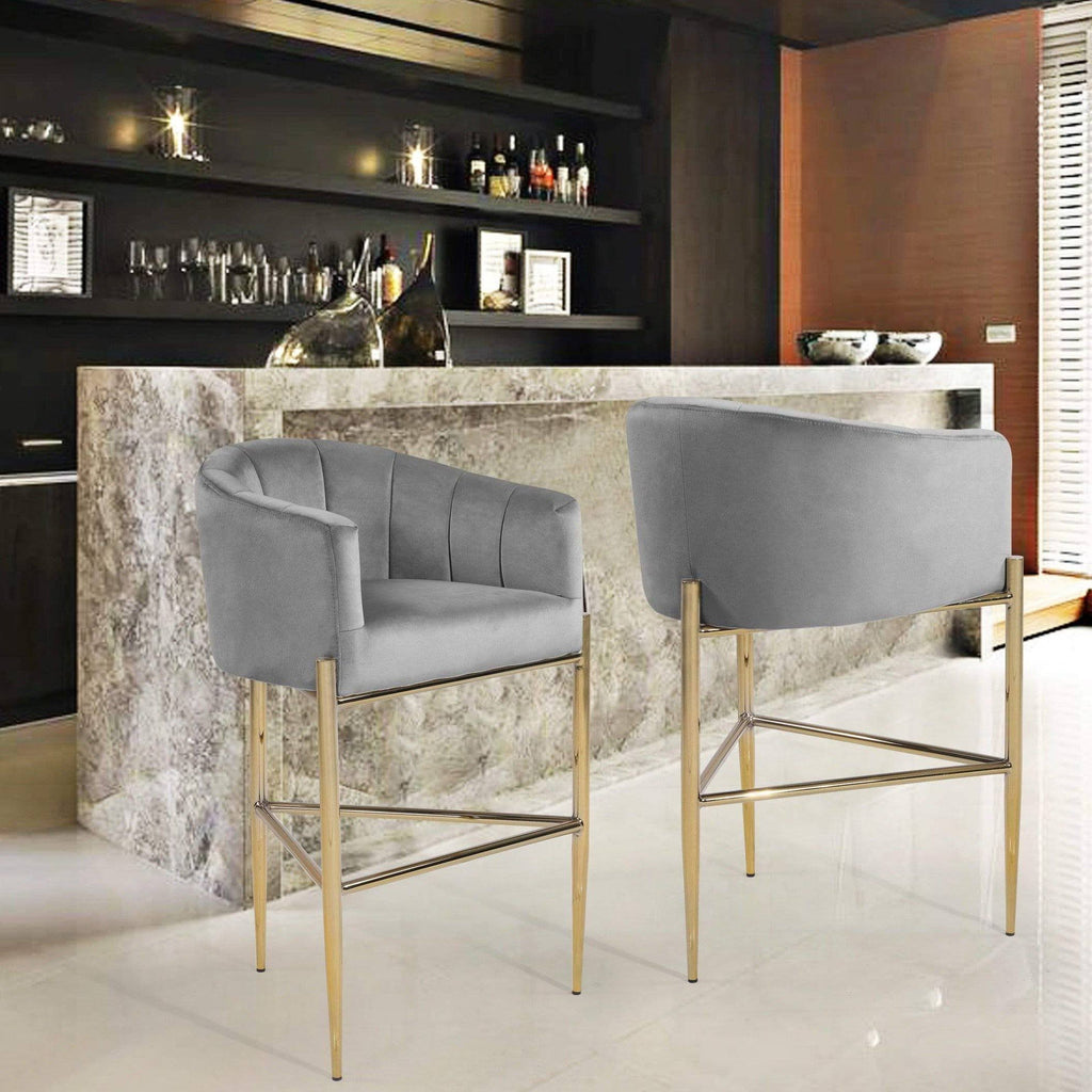Silver Bar Stool B46448