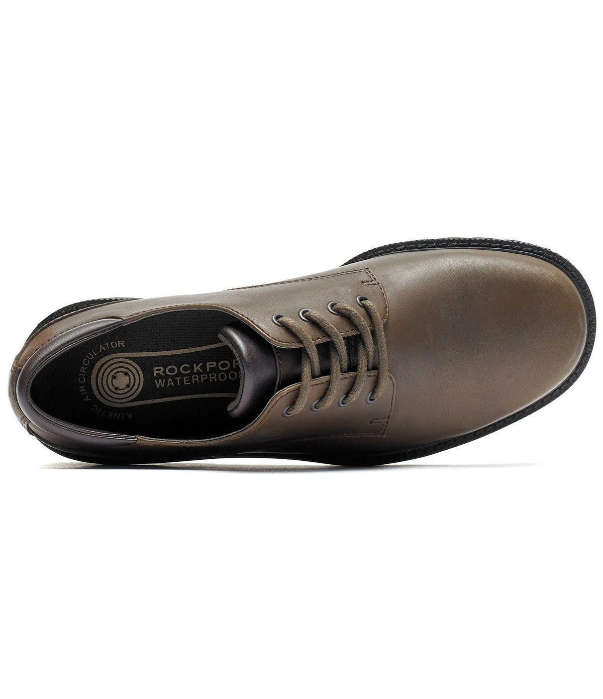 Dark Brown Leather Oxford Shoes D215928
