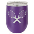 12 oz Insulated Stainless Steel Wine Tumbler With Lid F3456