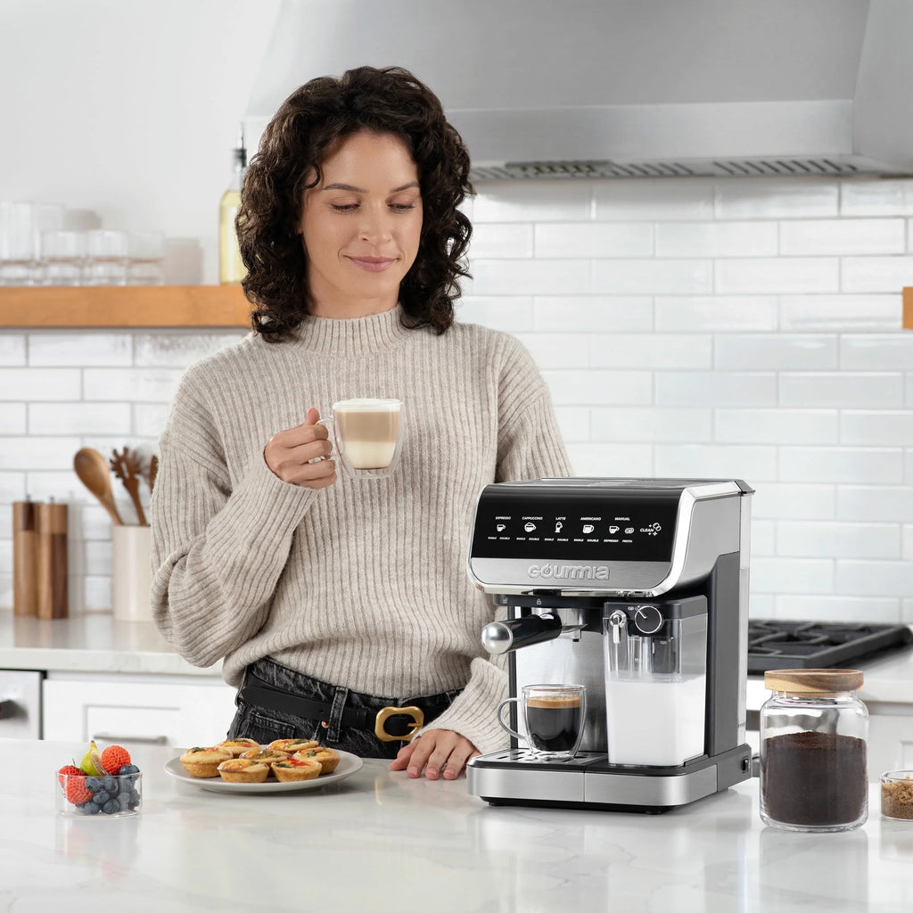 Espresso, Cappuccino, Latte & Americano Maker with Automatic Frothing Z447407