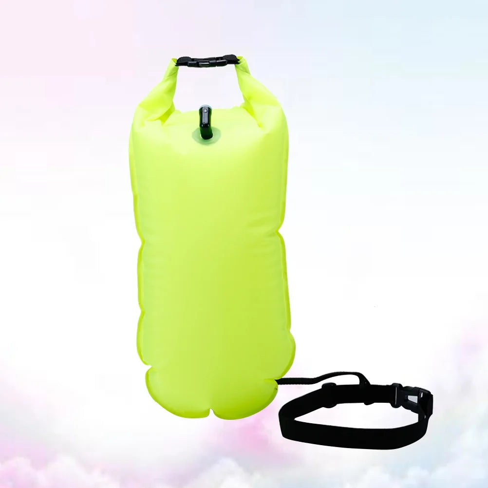 Yellow Ultralight Open Water Swim Safety Float Bag D86545