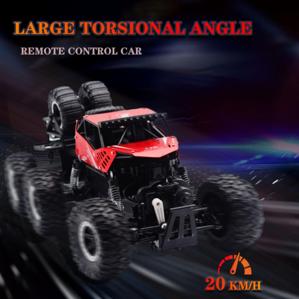 1:12 Alloy Body Six-Wheel Remote Control Monster Trucks Pack of 2 B140