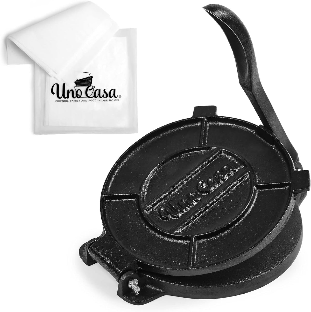 Cast Iron Tortilla Press 8 Inch with Comal Pan U4069