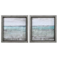Aqua Horizon Framed Prints Set of 2 P4643