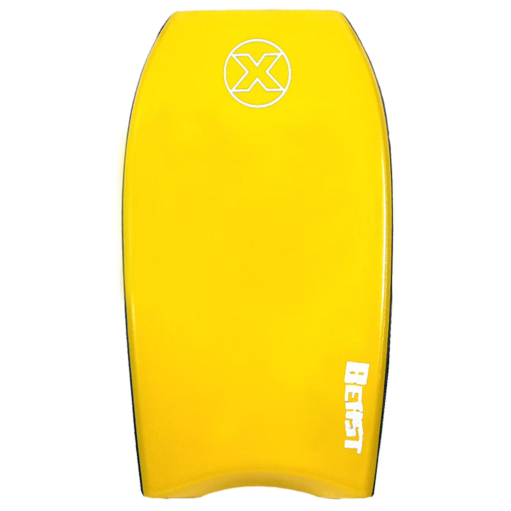 Yellow 45" Bodyboard with Mega Plug M6304