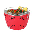 Red Portable Charcoal Grill W46695