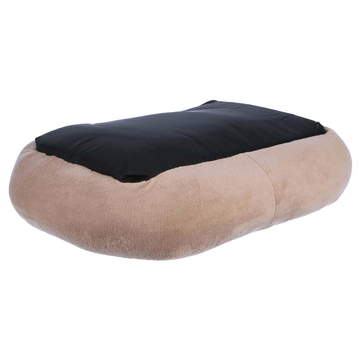 Ultra-Soft Fleece Dog & Cat Bed, Small, Brown W84794