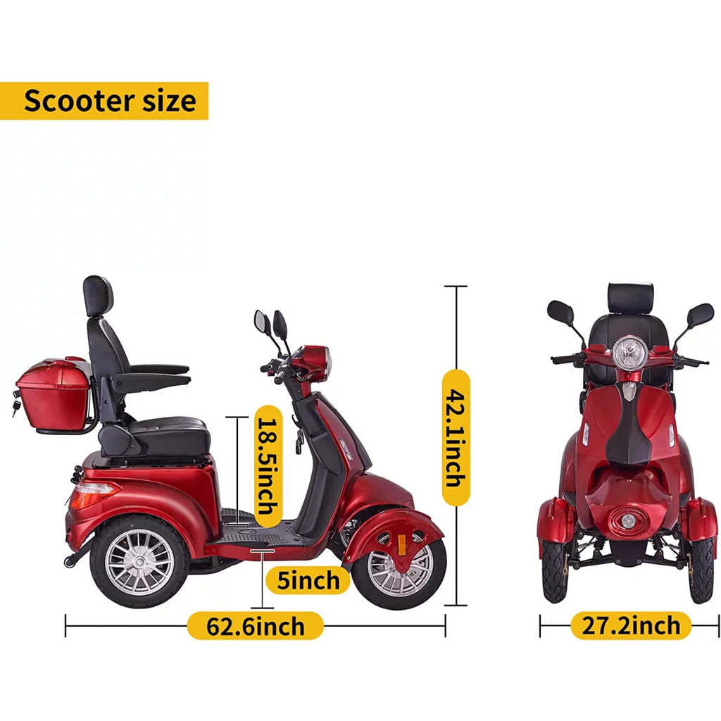 3 Wheel Mobility Scooter 500 Pounds B2826