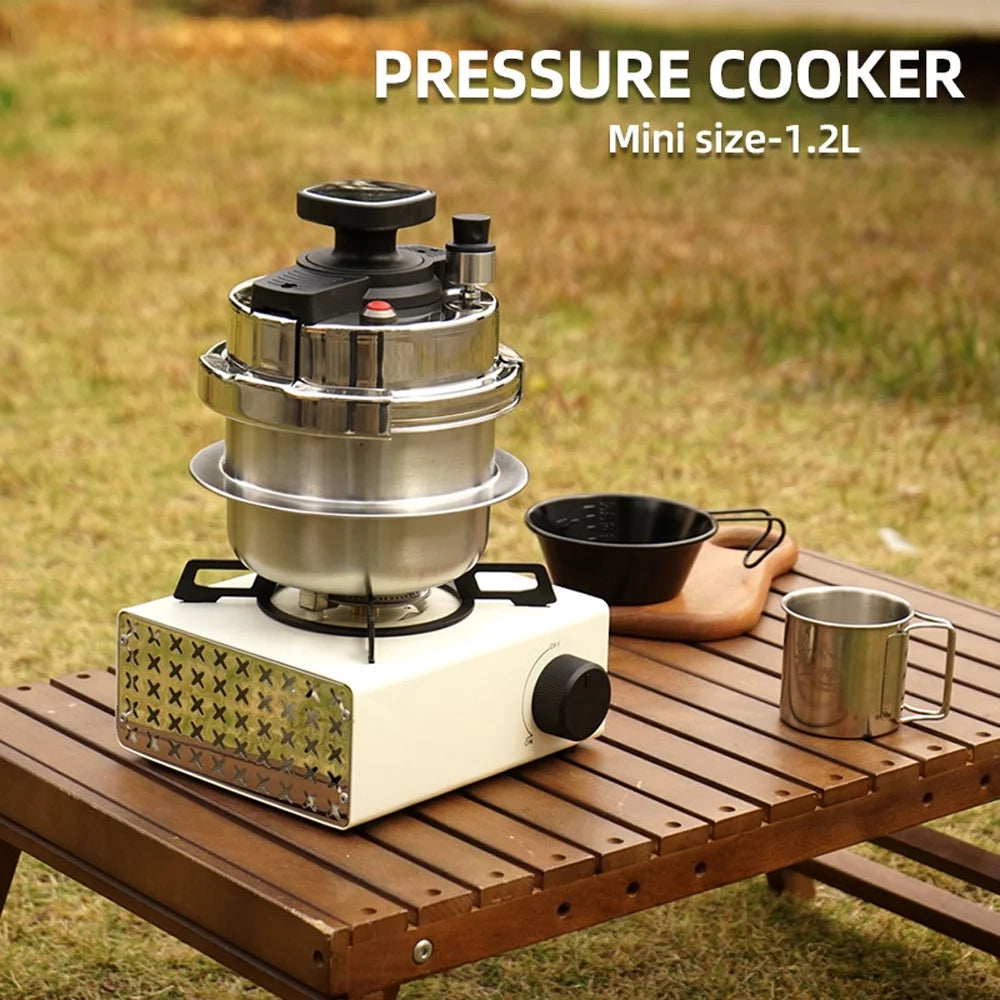 1.2L Portable Pressure Cooker Pot O3718