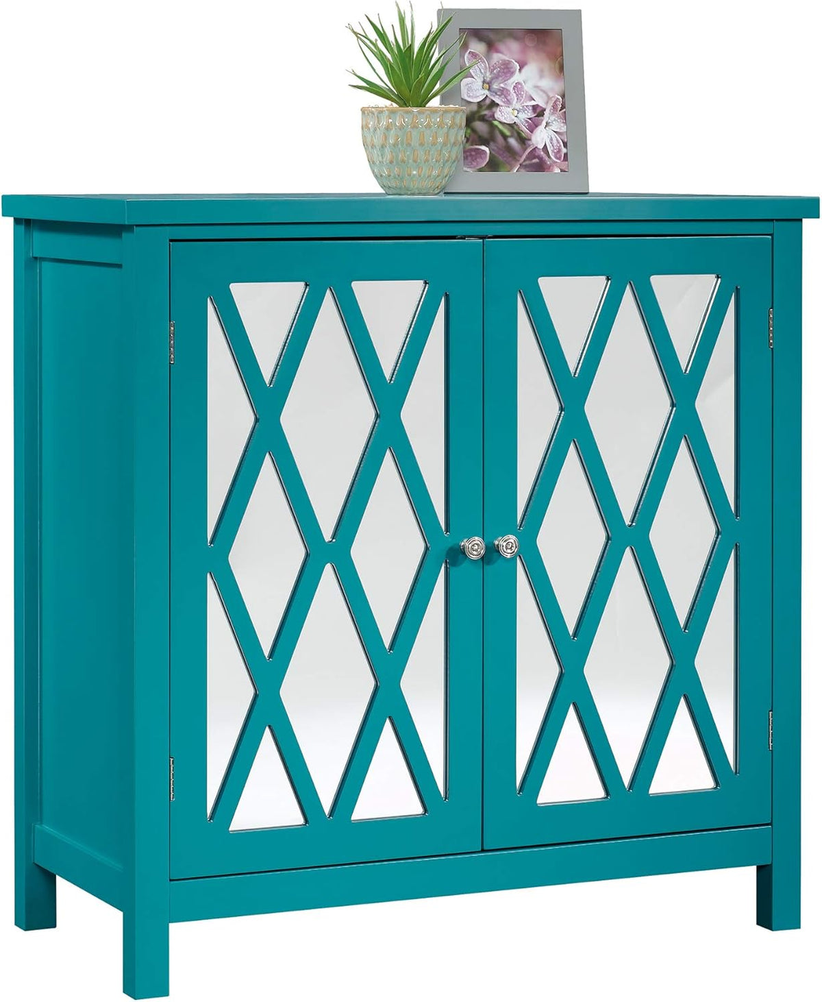 Caribbean Blue Accent Storage Cabinet O4954