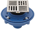Satin Chrome No-Hub Drain Set U4357