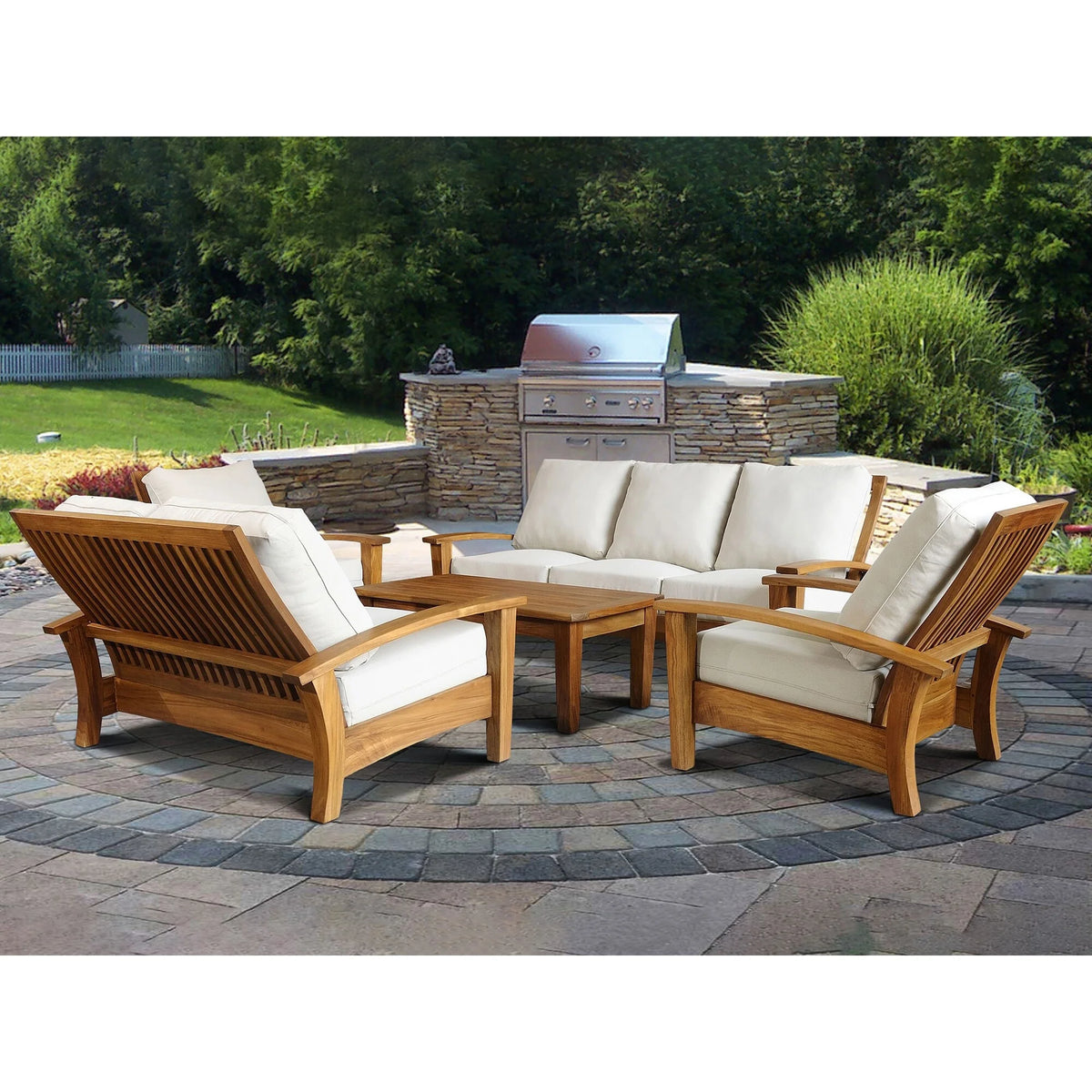 Grade A Teak Outdoor Rectangular Coffee Table A6670