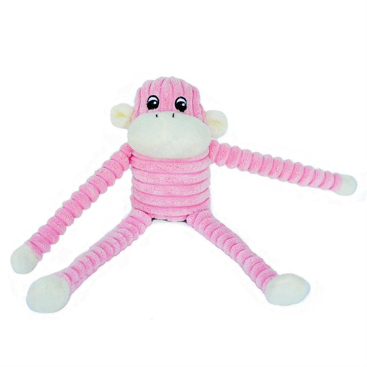 Crinkle Monkey Dog Toy E282958