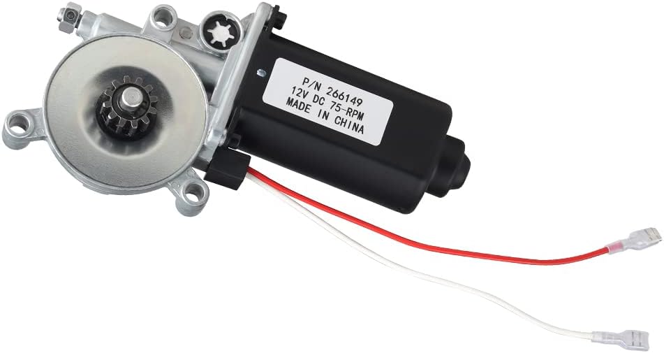 RV Power Awning Motor Replacement with Dual Connector D639