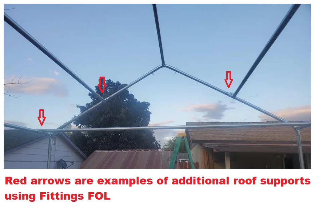 L Shaped Thru Side Wall Canopy Fitting P54801