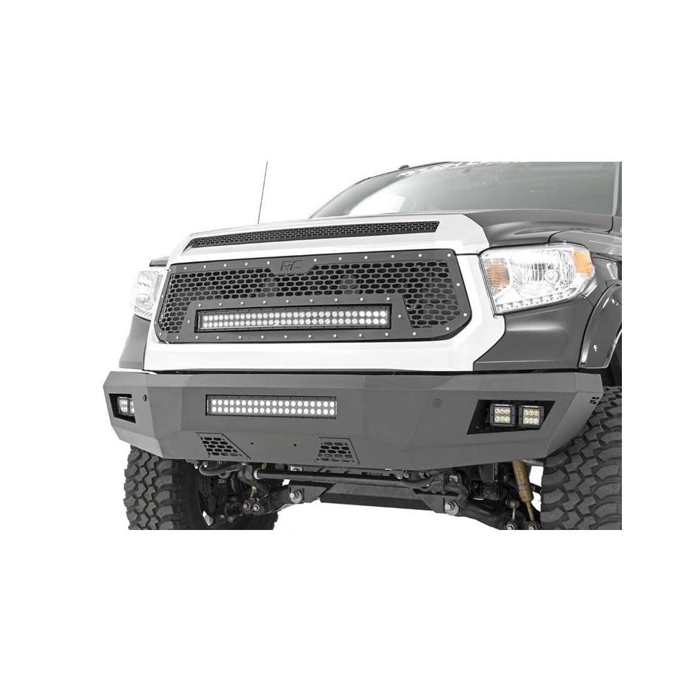 Mesh Grille with 30in Dual Row Black Series LED with Amber DRL C241686