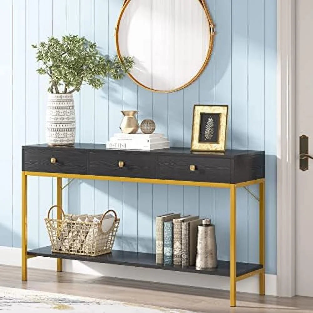 Console Table with Drawers and Shelves Z604