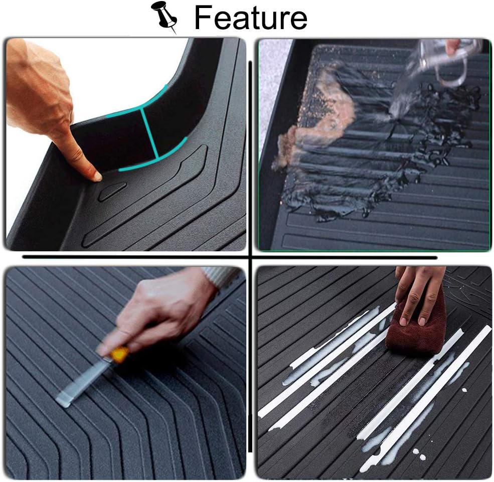 Cargo Liner Rear Cargo Tray Trunk Floor Mat Protector S690