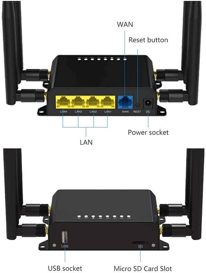 300 Mbps Cat4 Wireless Wi-Fi Router with Metal Case C75234