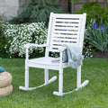 White Acacia Outdoor Rocking Chair A390