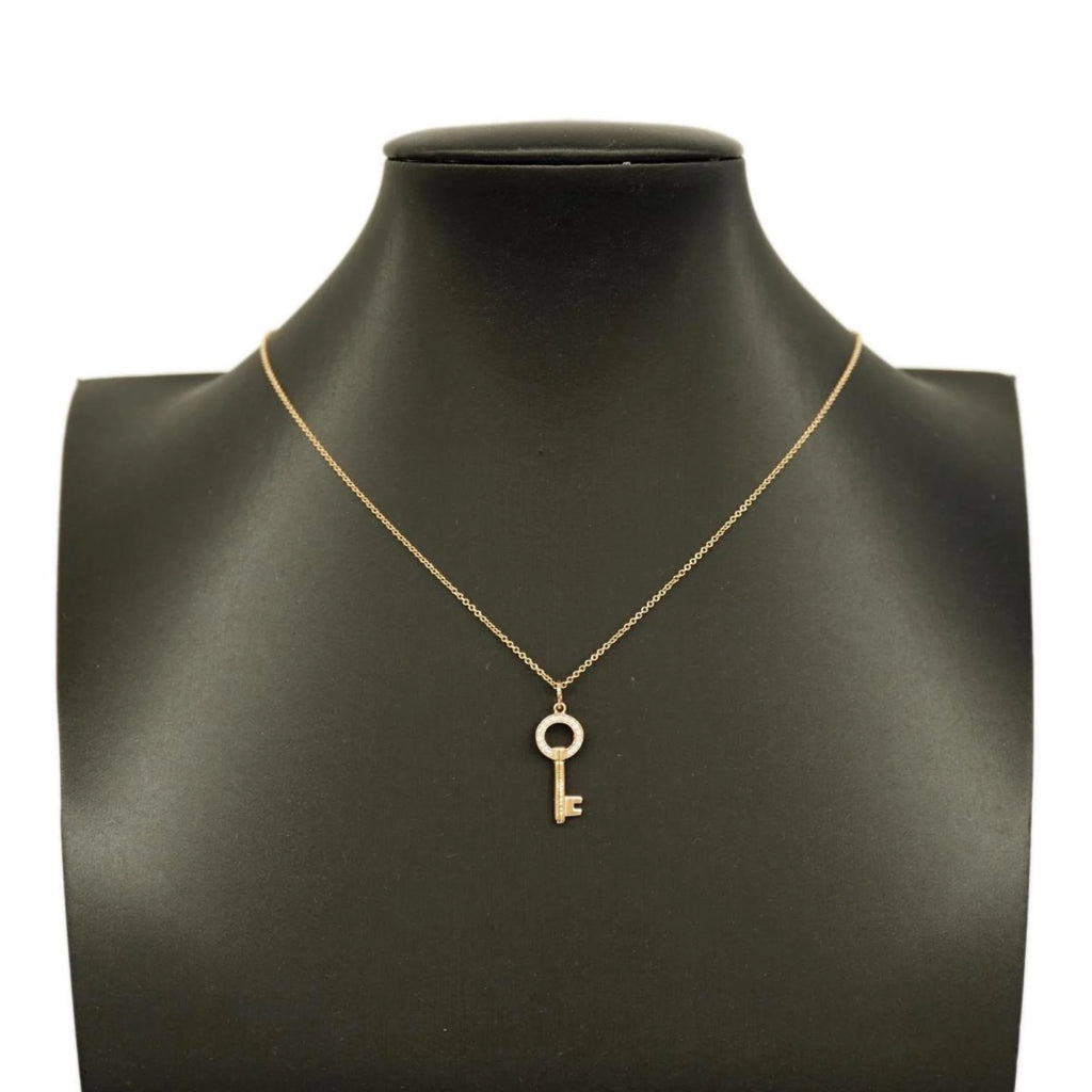 Pre-Owned Yellow Gold Diamond Necklace D216