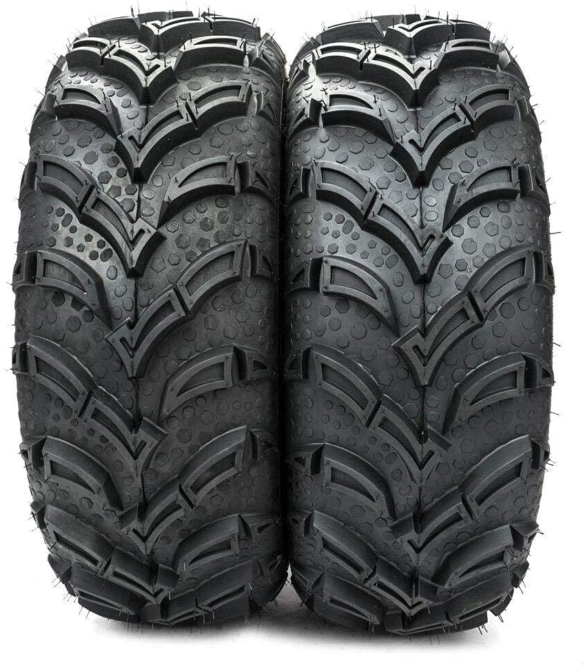 2 PCS All Terrain Tubeless ATV UTV Tires 25x10-12 Rear 6PR Y373