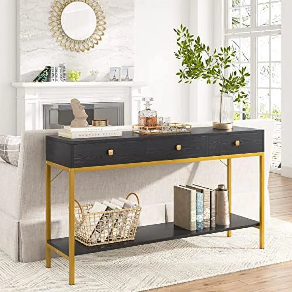 Console Table with Drawers and Shelves Z604