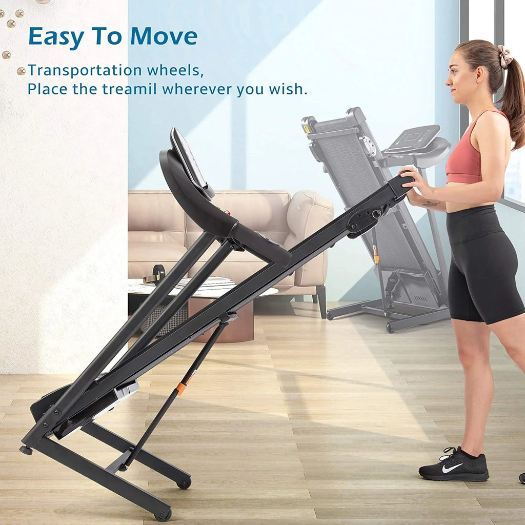 Folding 2.5HP Electric Treadmill with Incline T995843