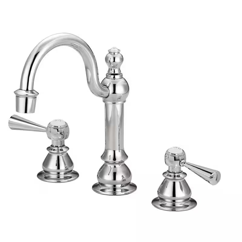 Adjustable Widespread 2-Handle High Arc Lavatory Faucet in Chrome P720137